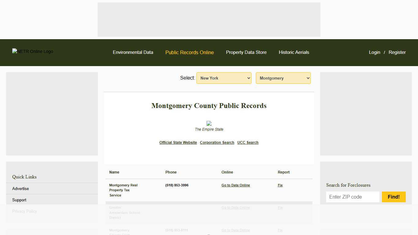 NETR Online • Montgomery • Montgomery Public Records, Search Montgomery Records, Montgomery Property Tax, New York Property Search, New York Assessor